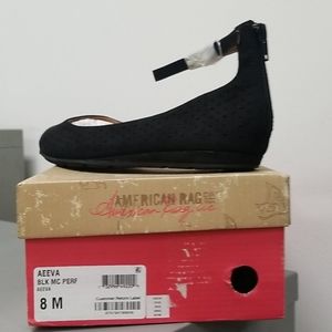 American Rag Aeeve ankle strap flats